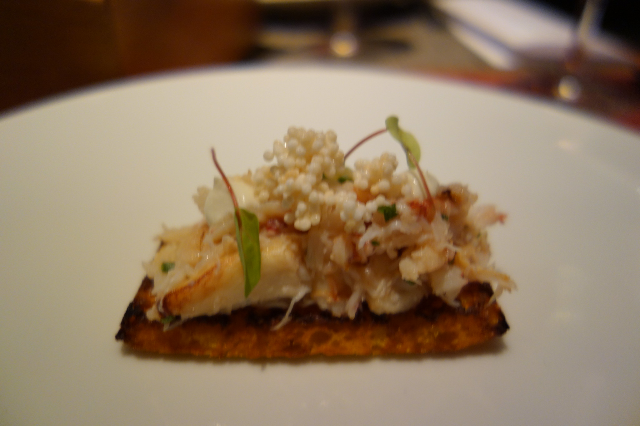 Canapé au crabe - Photo de Brent Ozar - 101Pairing.com