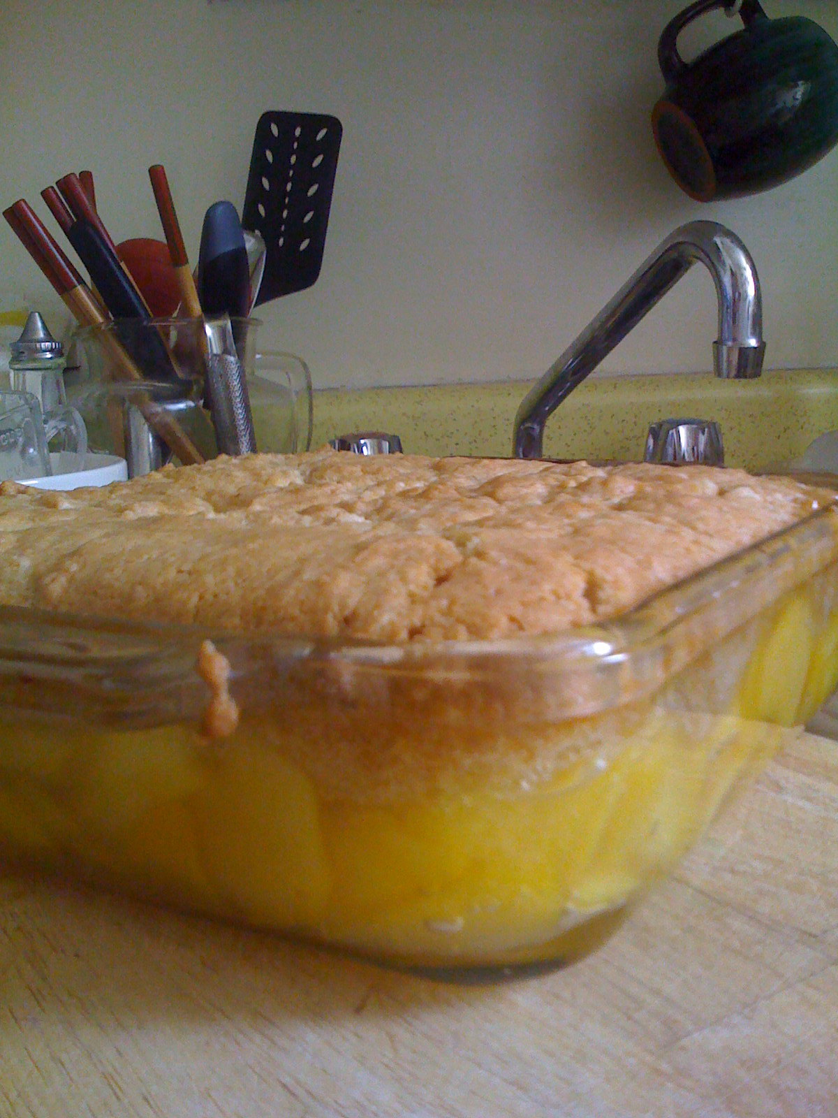 Crumble à la pêche - Photo de Suzanne Long - 101Pairing.com