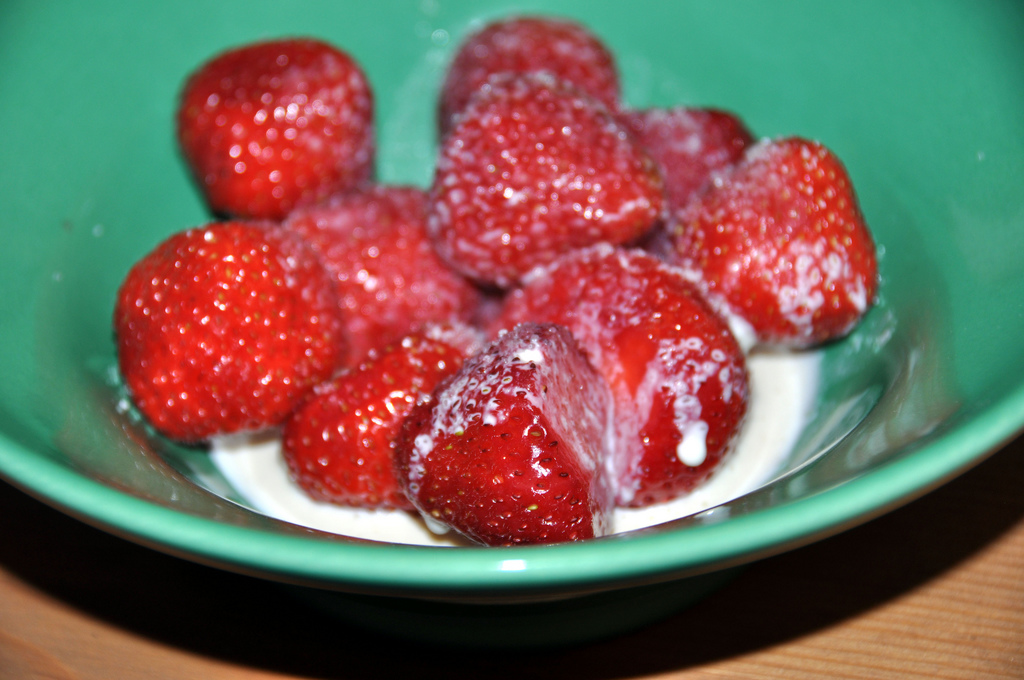 Fraises à la crème et au Grand-Marnier - Photo de cyclonebill - 101Pairing.com