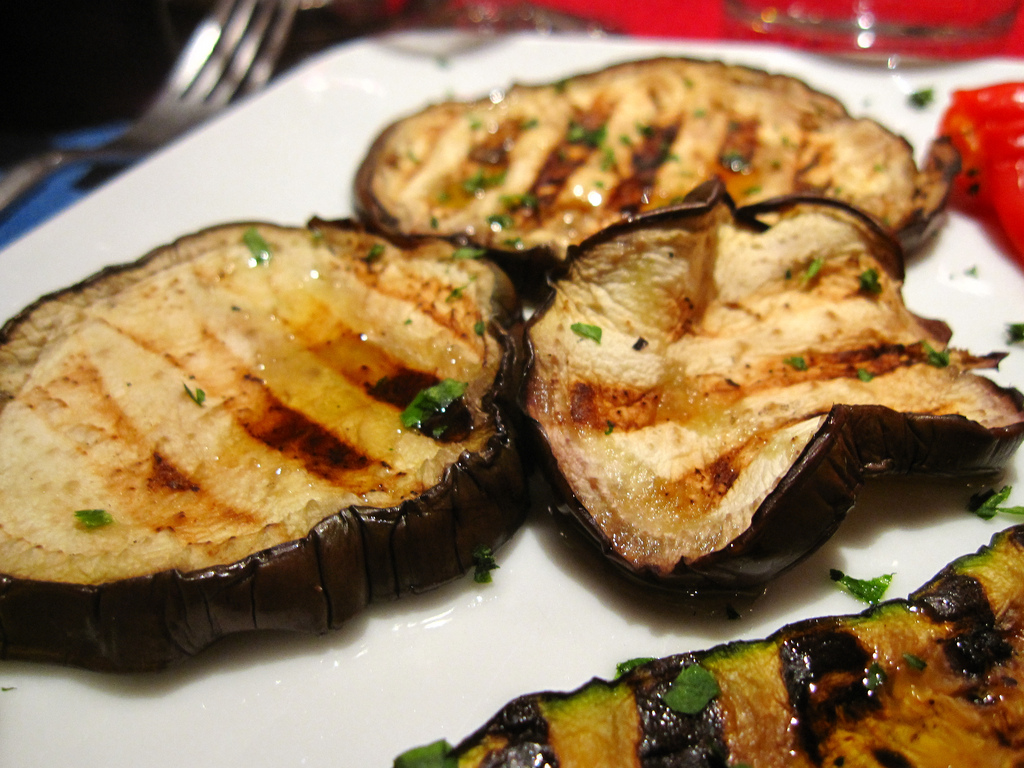 Aubergines grillées - Photo de Kate Hopkins - 101Pairing.com