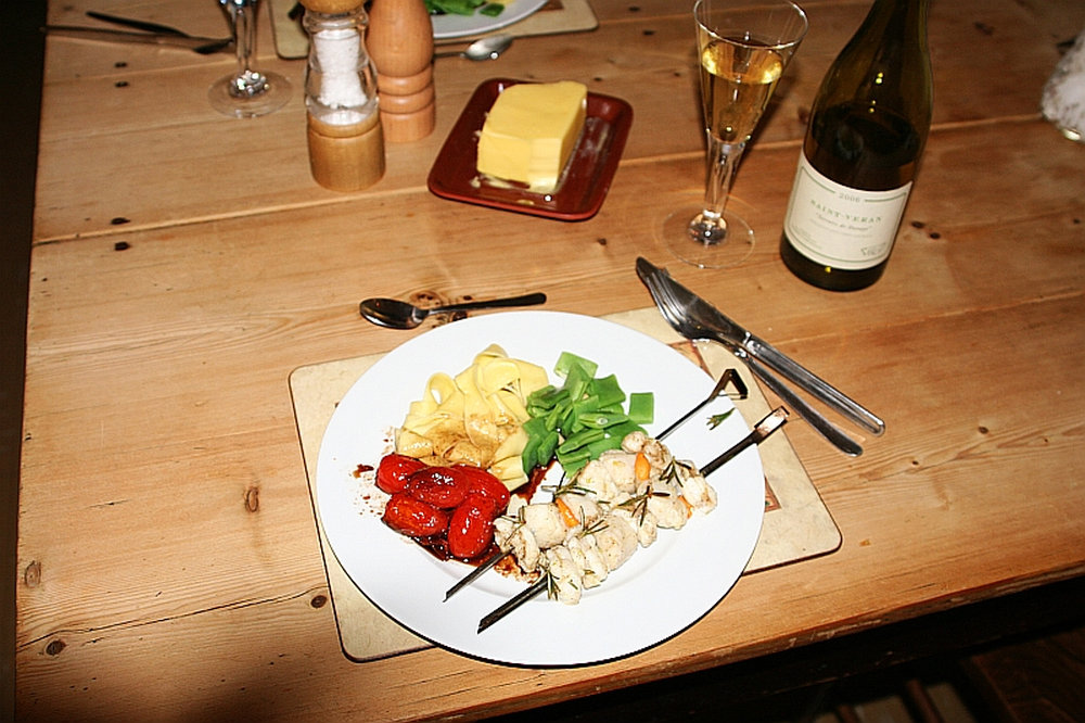 Brochette de lotte