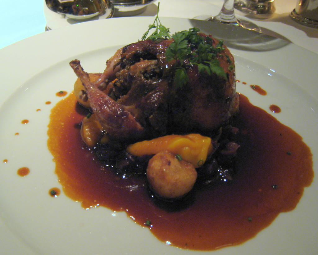 Caille farcie - Photo de Charles Haynes - 101Pairing.com