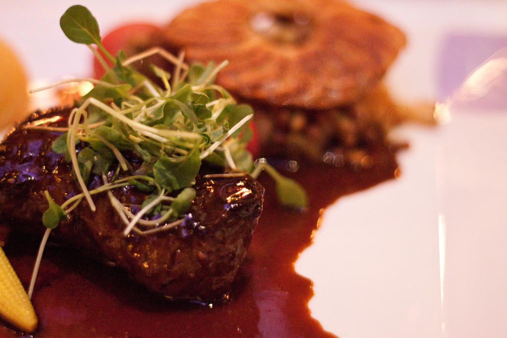 Chevreuil rôti sauce poivrade - Photo de Kevin Tao - 101Pairing.com