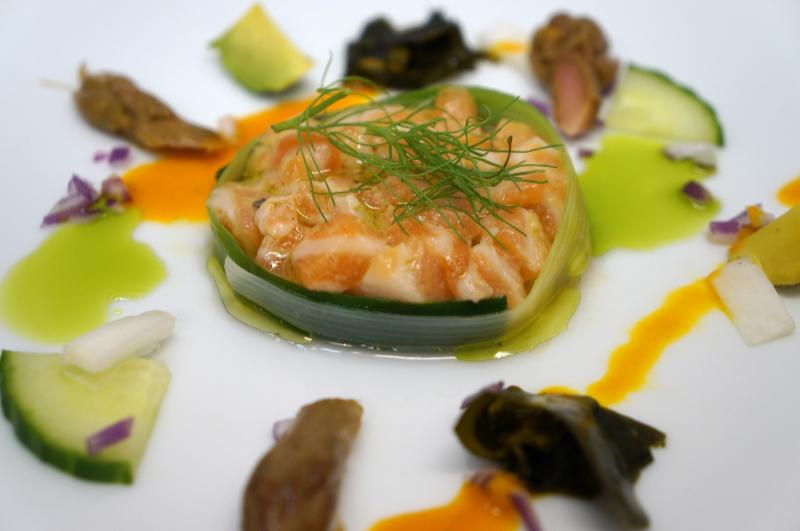 Ceviche de flétan et de saumon - Photo de Kurman Communications, Inc. - 101Pairing.com