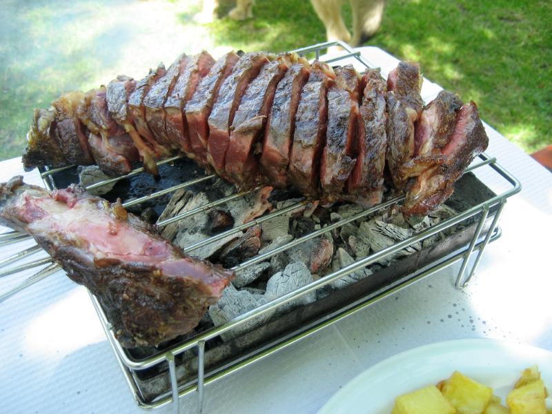 Côte de bœuf aux sarments de vigne - Photo de Boca Dorada - 101Pairing.com