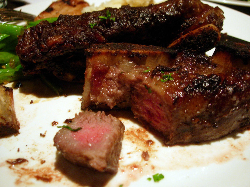 Côte de bœuf à la poêle