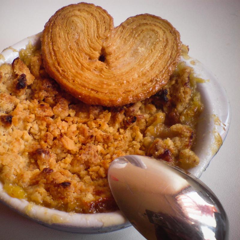 Crumble à la banane et à la noix de coco - Photo de Sophie - 101Pairing.com