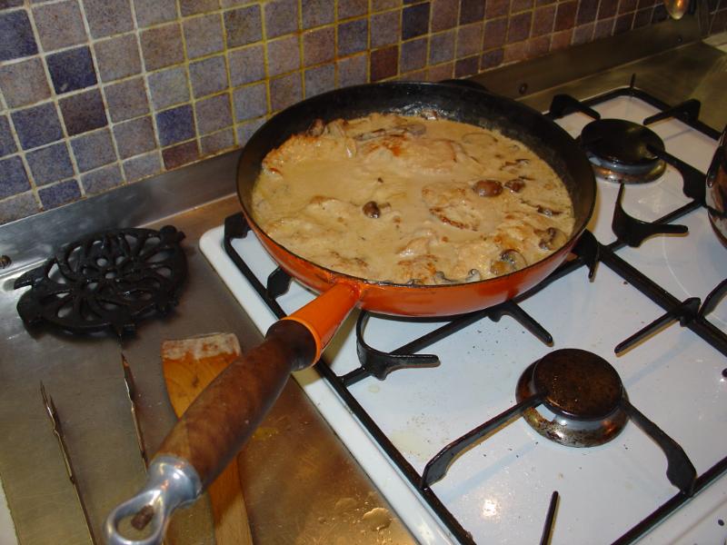 Suprême de dinde sauce crème - Photo de Andy / Andrew Fogg - 101Pairing.com