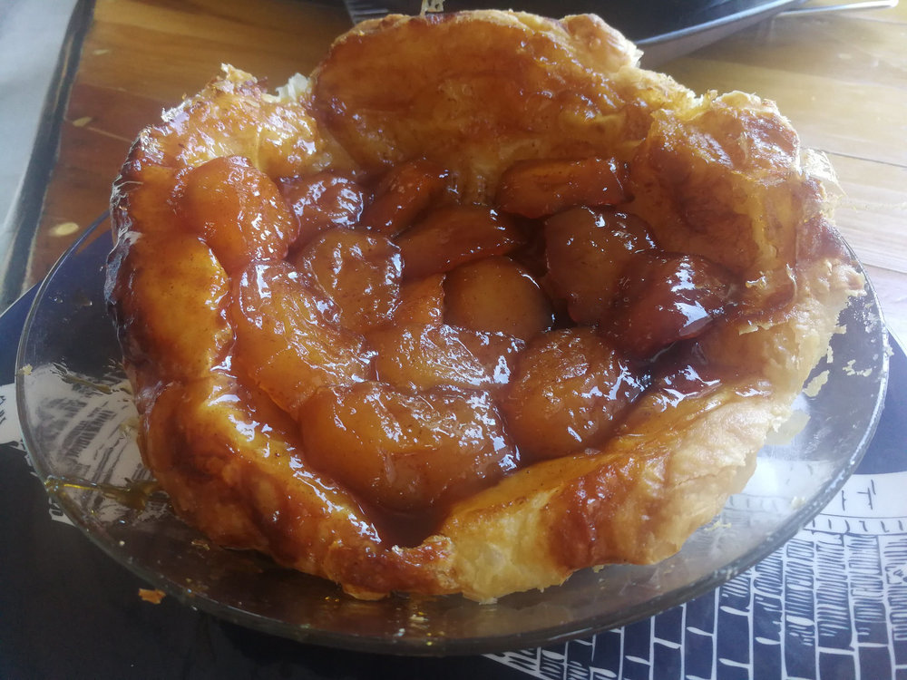 Feuilleté aux pommes caramélisées