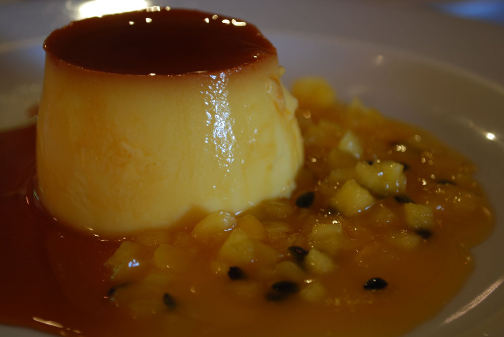 Flan à l'ananas