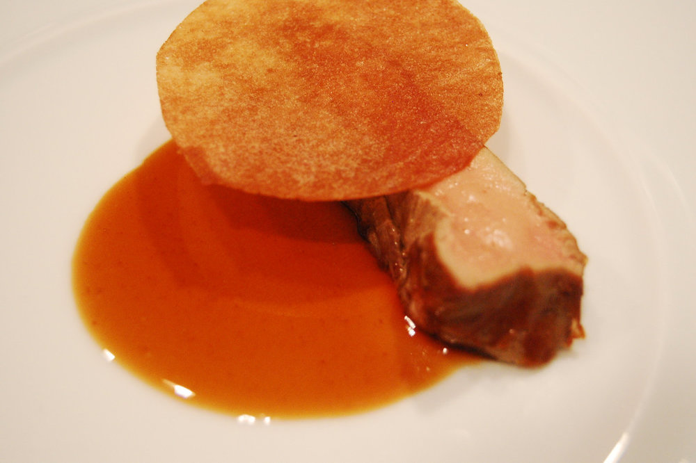 Foie gras de canard au miel