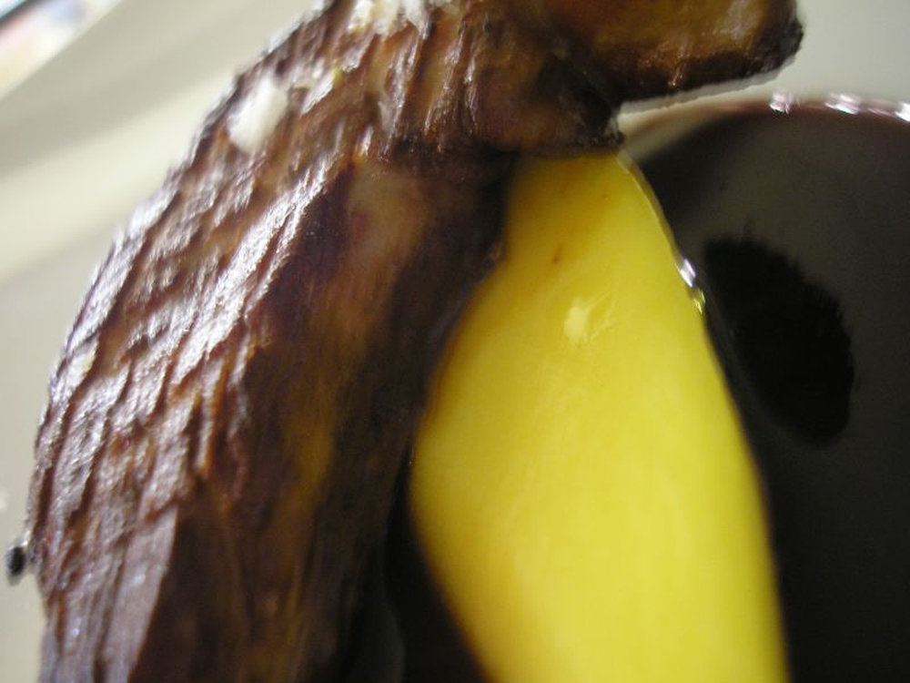 Foie gras de canard à la poêle et à la mangue