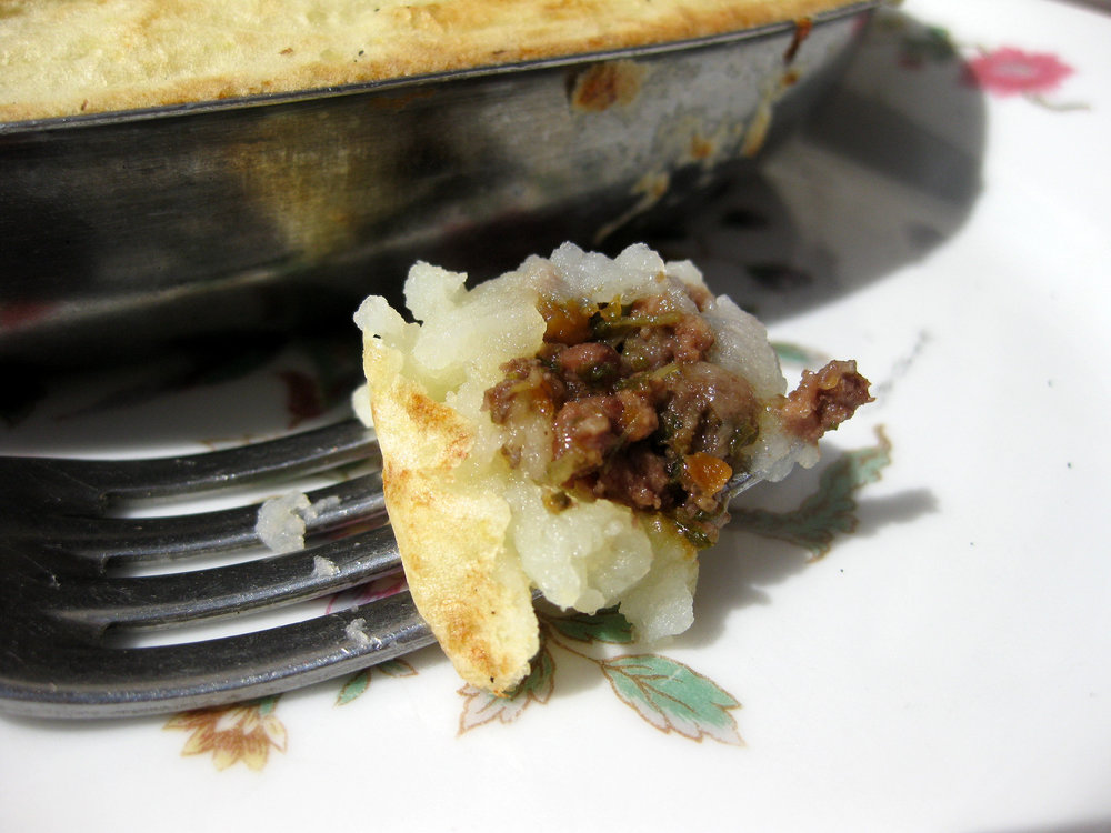 Hachis parmentier de chevreuil