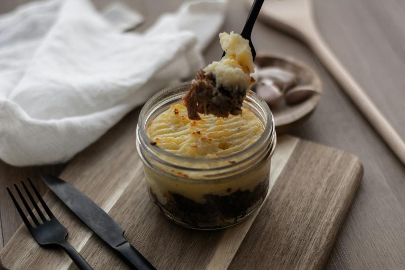 Hachis parmentier de joue de bœuf à la truffe noire - Photo de Pierre-Antoine Caisso - 101Pairing.com