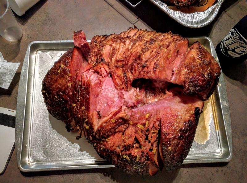 Jambon fumé et rösti de pommes de terre - Photo de Michael Salazar - 101Pairing.com