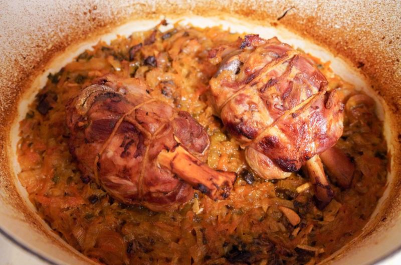 Jambonneau braisé - Photo de Edsel Little - 101Pairing.com
