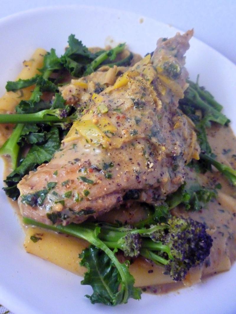 Lapin rôti à la sauce moutarde - Photo de Beck - 101Pairing.com