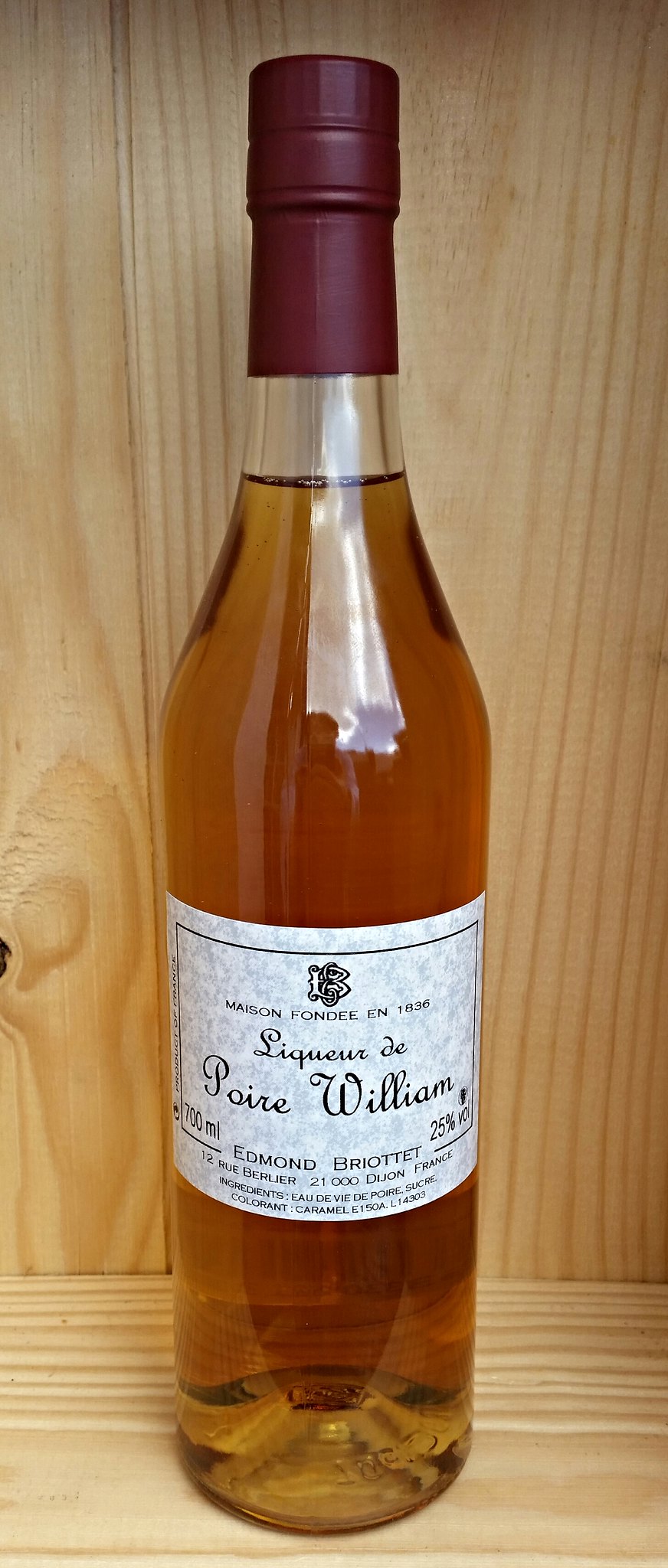 Liqueur de poire - Eaux-de-vie et liqueurs - Photo de Dominic Lockyer - 101Pairing.com