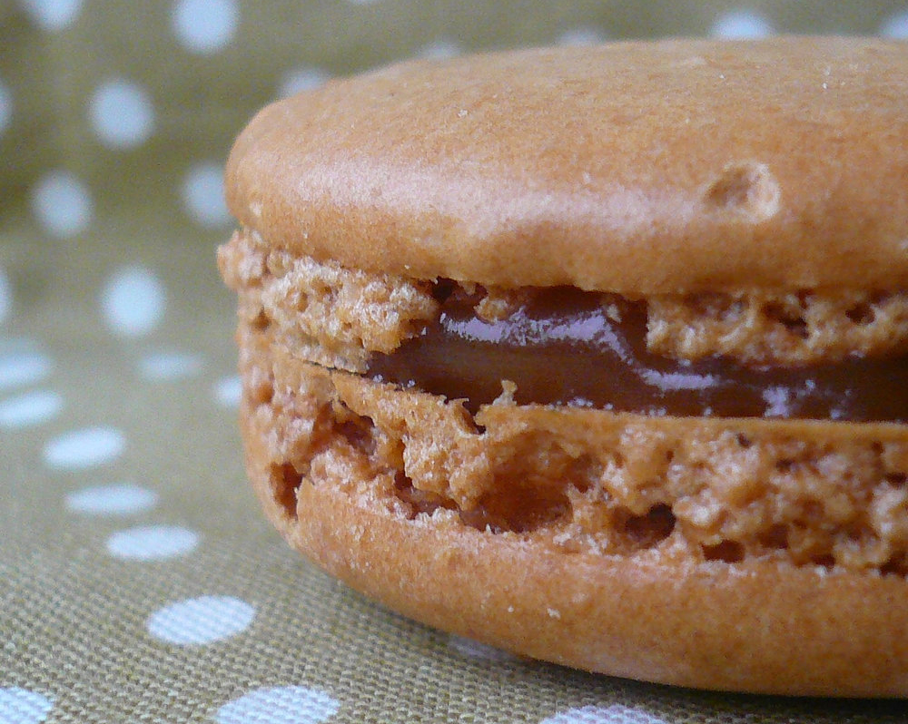Macarons au caramel de beurre salé