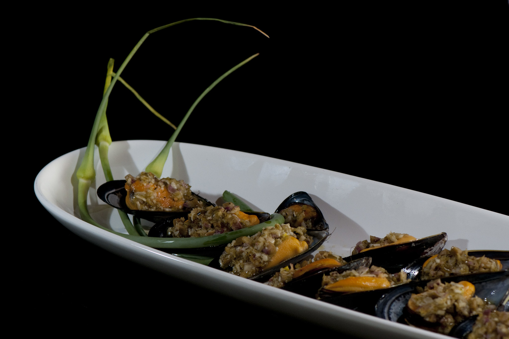 Moules farcies au beurre persillé - Photo de VIUDeepBay - 101Pairing.com