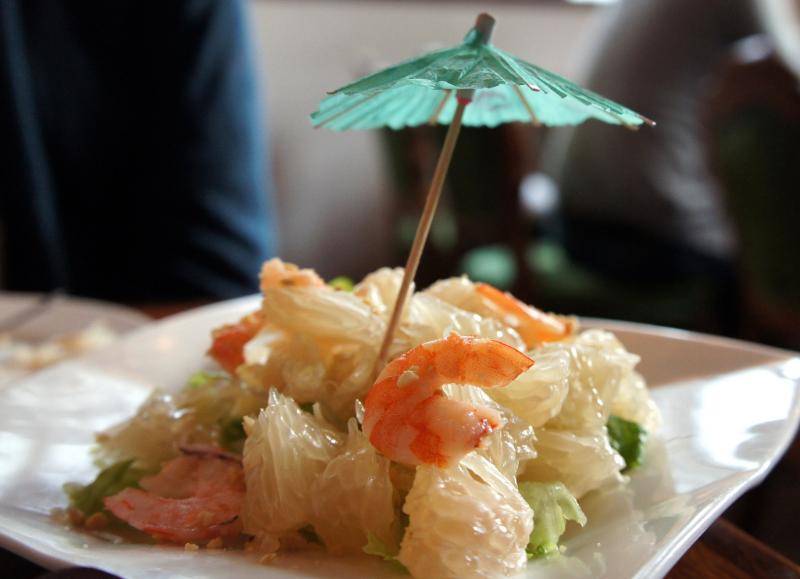 Pamplemousse aux crevettes - Photo de David Leo Veksler - 101Pairing.com