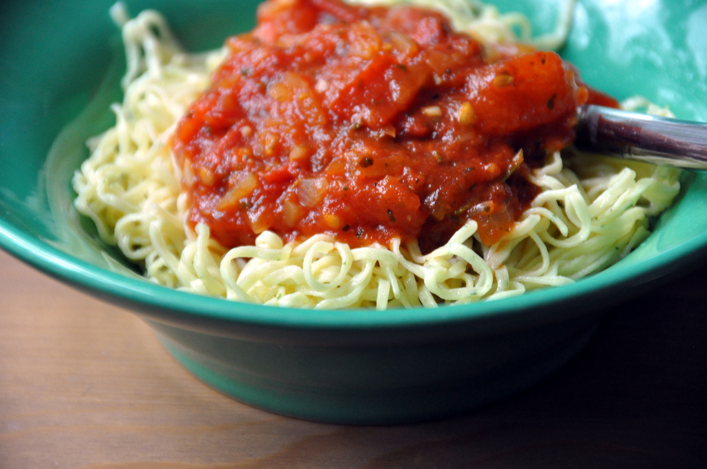Pâtes à la sauce tomate - Photo de cyclonebill - 101Pairing.com