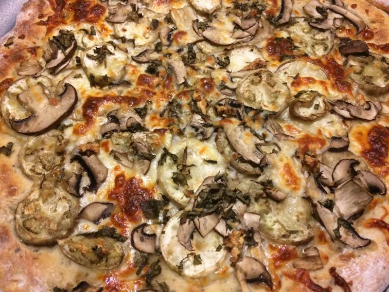 Pizza aux champignons - Photo de Luis Tamayo - 101Pairing.com