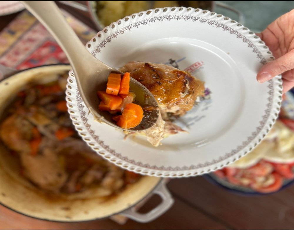Pot-au-feu de poule