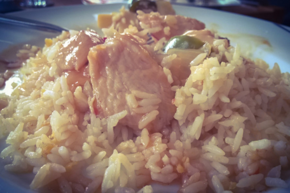 Poule au riz