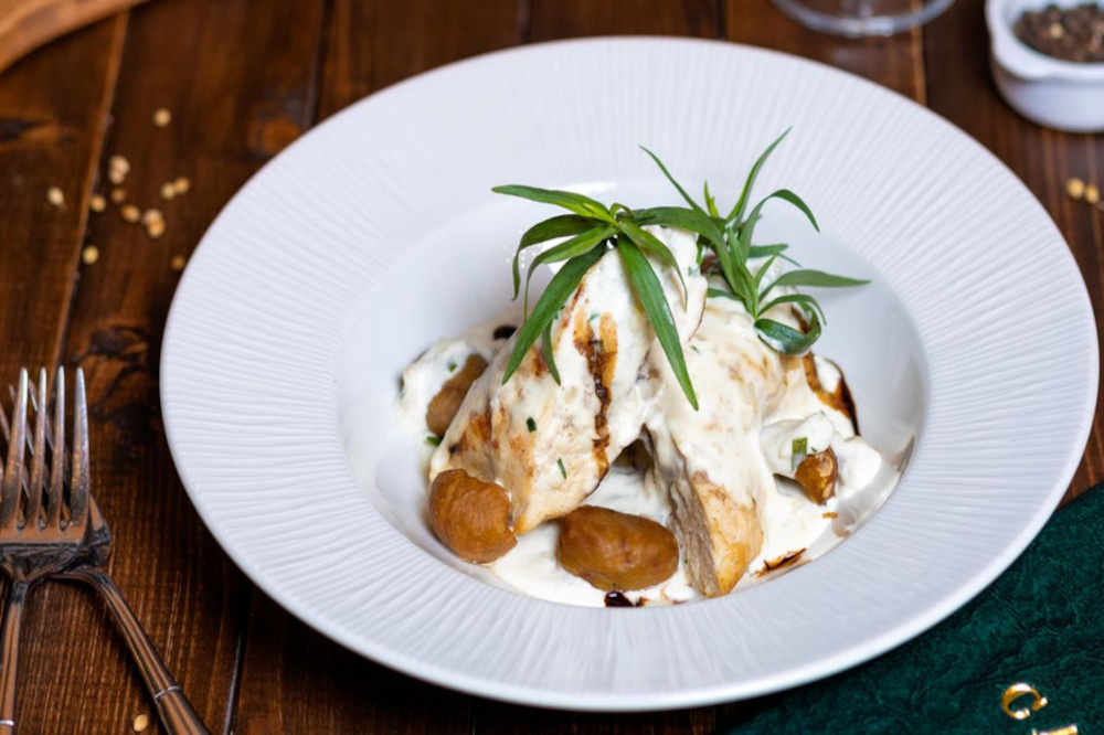 Poulet aux cèpes