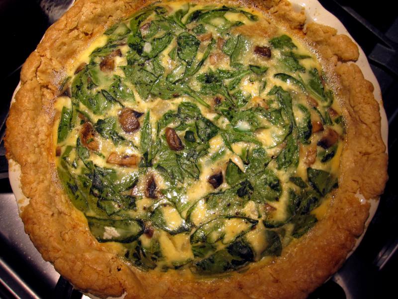 Quiche aux épinards et à la ricotta - Photo de Karen - 101Pairing.com