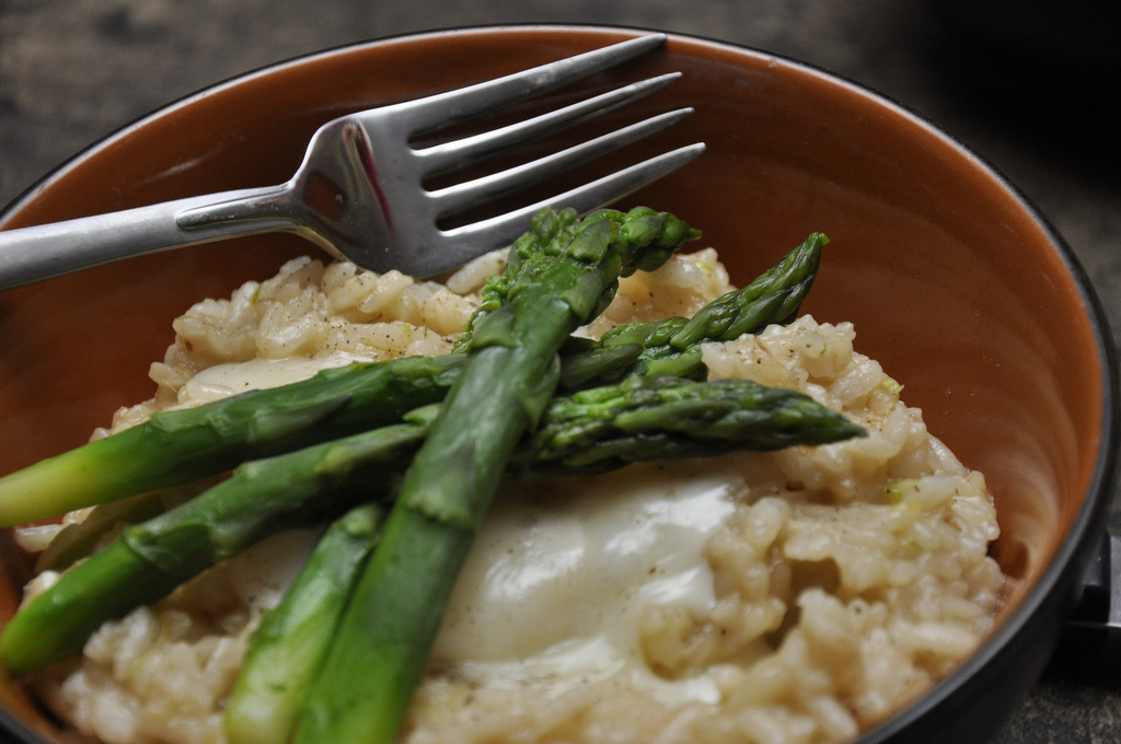 Risotto aux asperges vertes - Photo de Jonathan Willier - 101Pairing.com