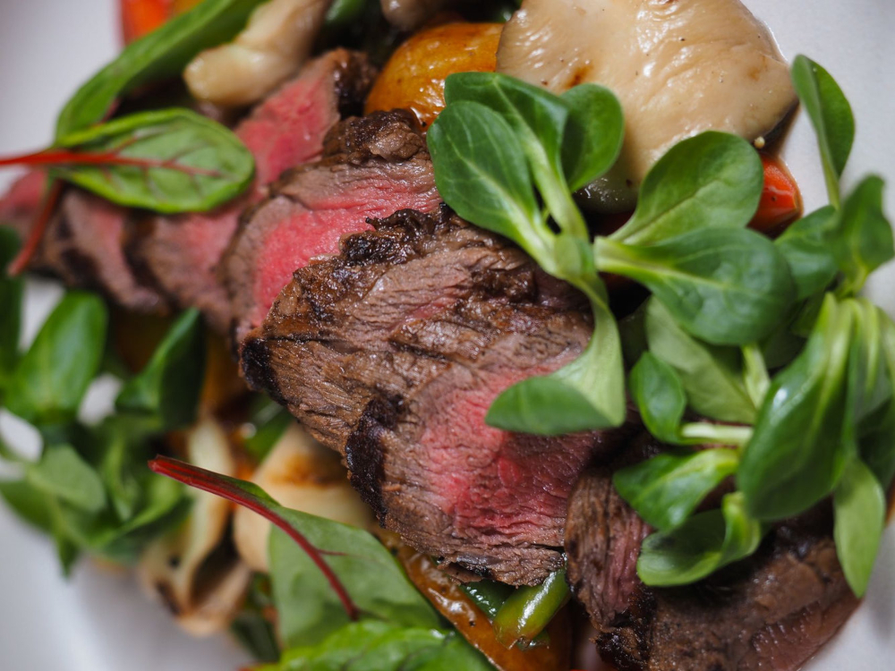 Rôti de bœuf aux champignons