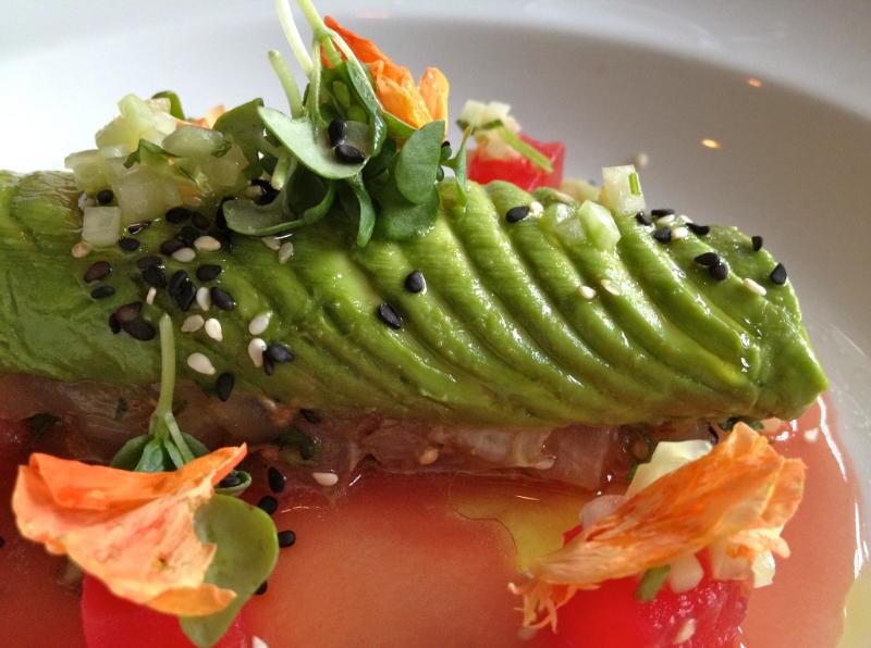 Salade d&rsquo;avocat aux gambas - Photo de Dale Cruse - 101Pairing.com