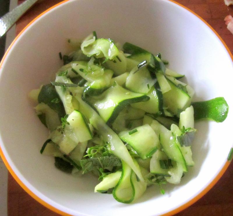 Salade de courgettes - Photo de Amy Ross - 101Pairing.com