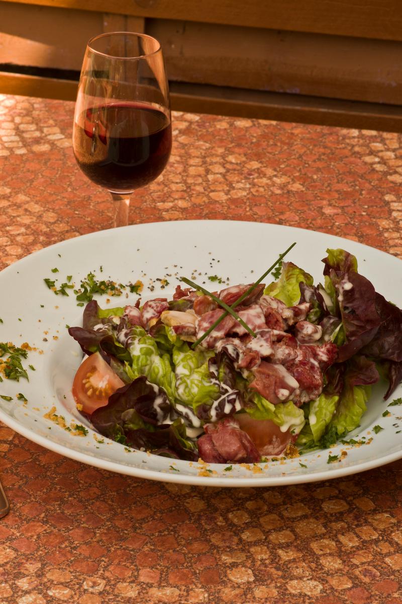 Salade de gésiers de canard - Photo de Jean Weber - 101Pairing.com