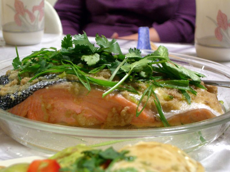 Saumon à la vapeur - Photo de Alpha - 101Pairing.com