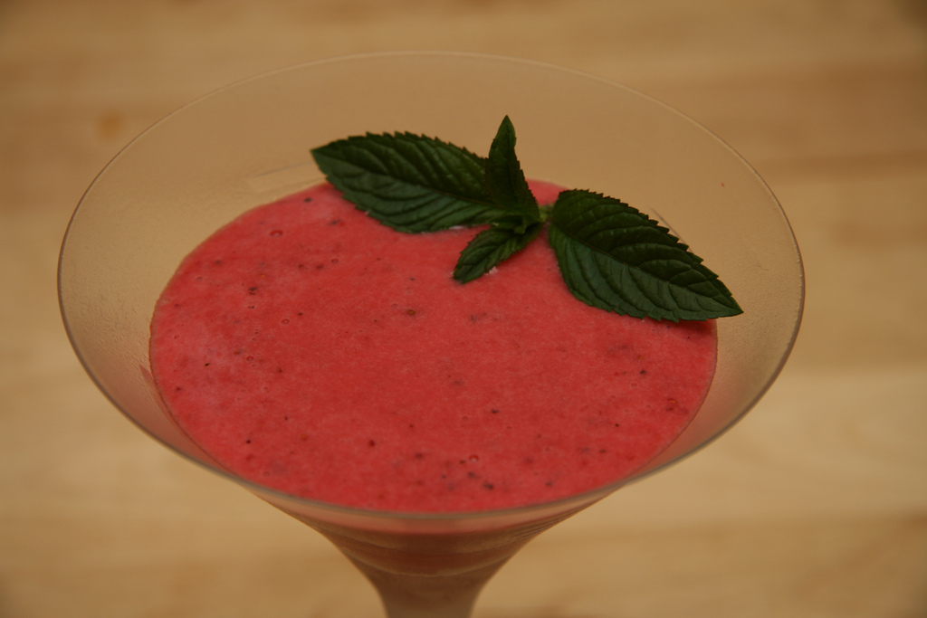 Soupe de fraises à la menthe - Photo de Tim Sackton - 101Pairing.com