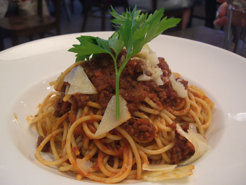 Spaghettis bolognaise - Photo de Alpha - 101Pairing.com