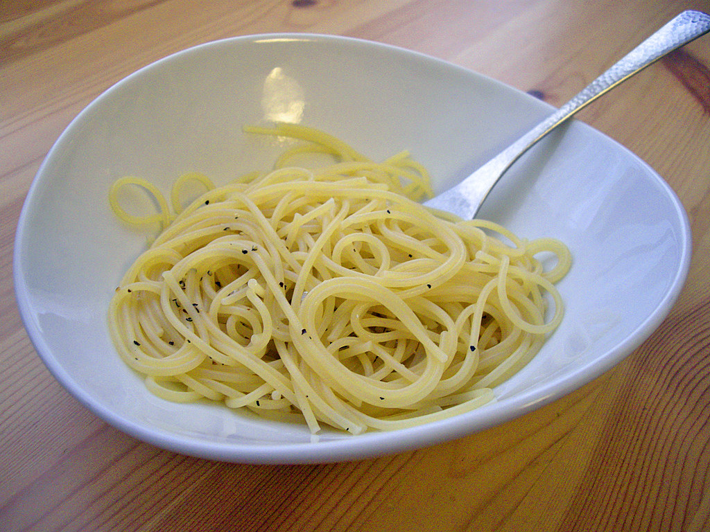 Spaghettis au fromage de chèvre - Photo de Takanori Ishikawa - 101Pairing.com