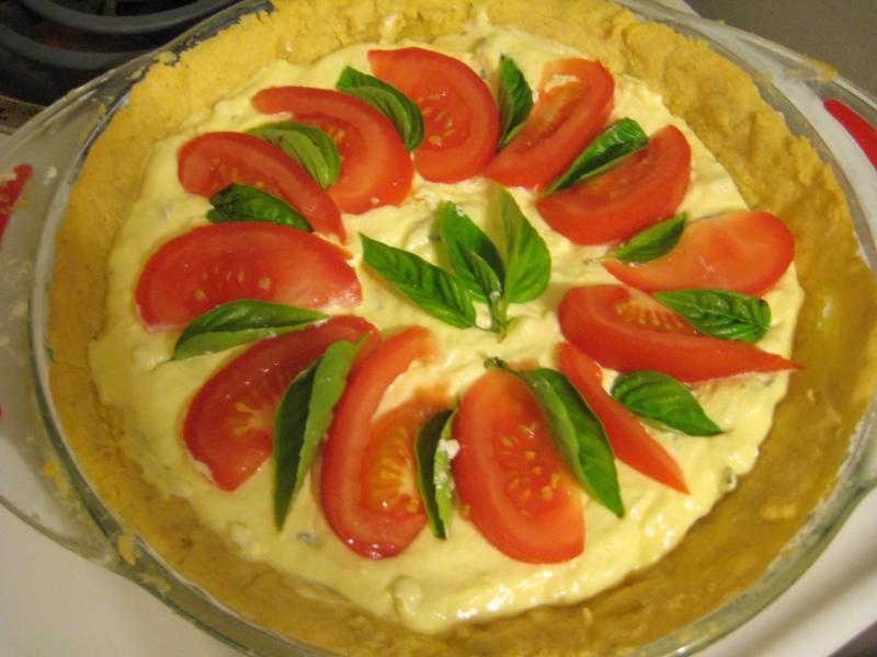 Tarte au fromage de chèvre frais et aux tomates cerises - Photo de Selena N. B. H. - 101Pairing.com