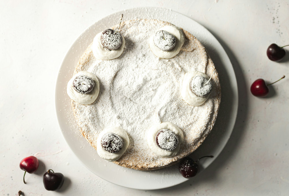 Tarte danoise à la confiture de griotte