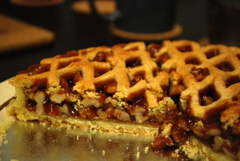 Tarte à la noix et au caramel - Photo de Alpha - 101Pairing.com