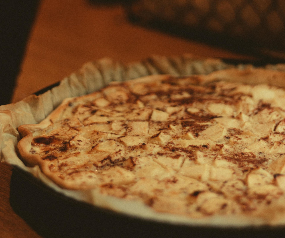 Tarte à la pomme à l'alsacienne