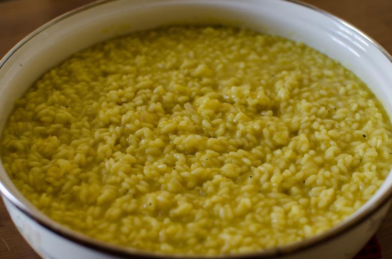 Risotto aux langoustines et au safran
