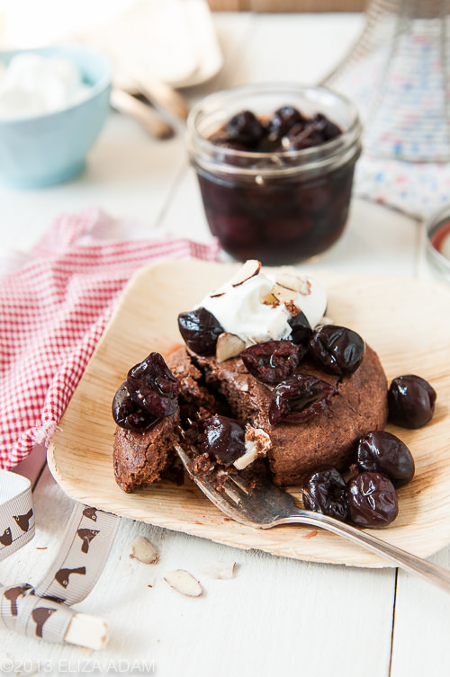 Shortcake au chocolat et aux griottes - Photo de Eliza Adam - 101Pairing.com