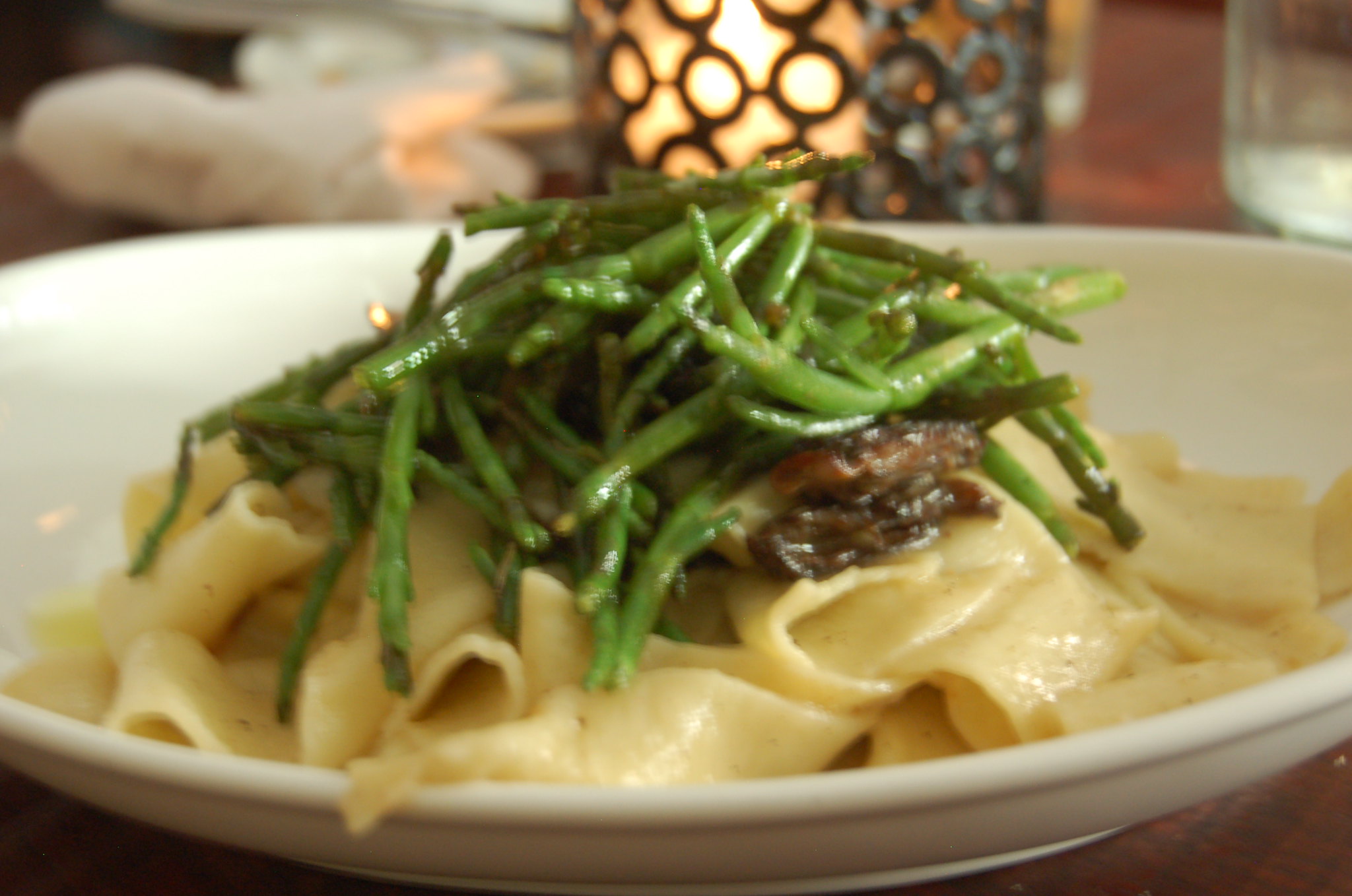 Tagliatelles à la crème de morilles - Photo de snowpea&bokchoi - 101Pairing.com