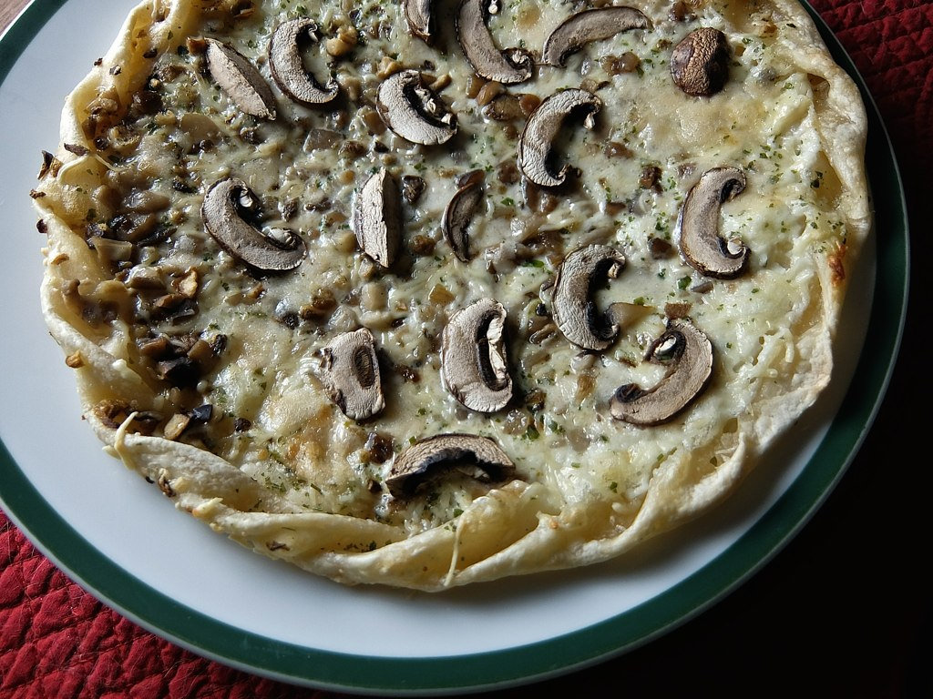 Tarte aux champignons de Paris - Photo de The Marmot - 101Pairing.com